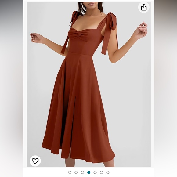 Beautiful brown dress - Picture 3 of 9